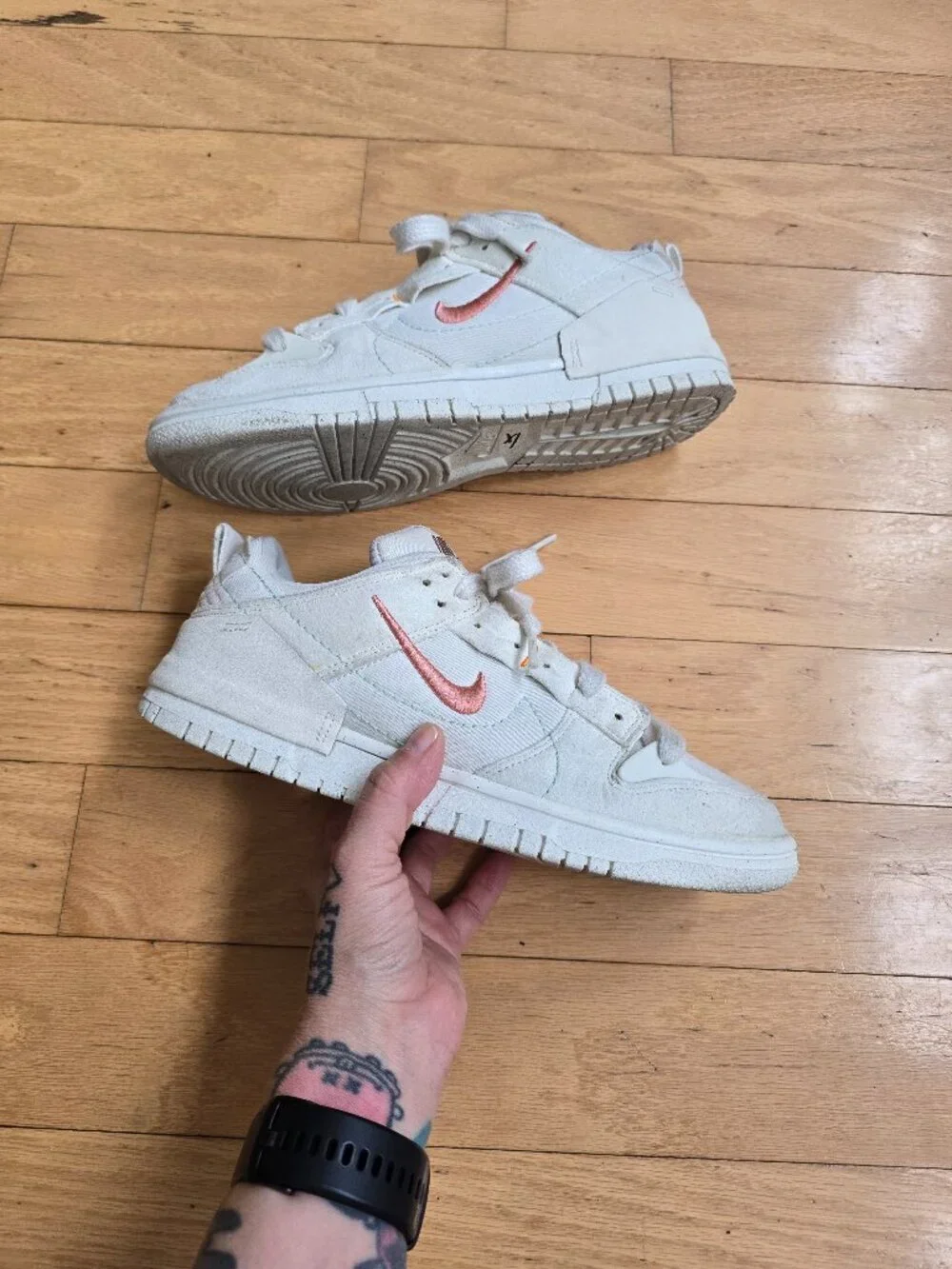 Nike | Dunk Low Disrupt 2 'Pale Ivory' minimalist sneakers | WMS 9.5